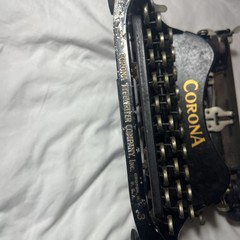 Patented 1917 Corona No. 3 Small FOLDING Portable Typewriter Original Condition