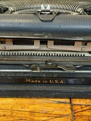 Vintage Antique 1932 Remington Portable Typewriter Black NL34985