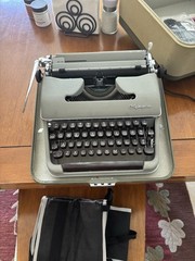 1960s Olympia Typewriter With Maintenance Kit, Case And More
