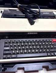 Vintage Triumph-Adler Satellite II Electric Typewriter w/ Case Manual Turns On