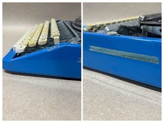Royal Century Portable Typewriter • Blue Japanese-Made Manual w/ Case • Tested