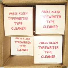 1 (ONE) Vintage Press Kleen Bud Plastic Putty Typewriter Type Cleaner