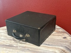 Vintage 1930s Underwood 4 Bank F Model Portable Typewriter/Case