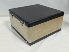 Vtg 1955 Blue Underwood Leader Portable Typewriter Original Case FULLY SERVICED