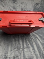 Olivetti Valentine Red Typewriter with Case MOMA Works With Extras