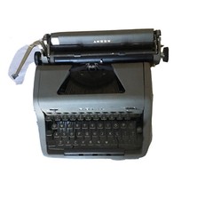 Antique vintage Royal Arrow Gray Portable Typewriter W OG Case