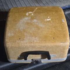 1950s Royal Quiet De Luxe Manual Typewriter w/ Case, vintage art deco mcm