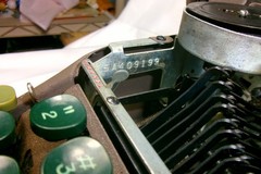 Vintage Smith-Corona Sterling Manual Typewriter w/ Case 1953 Green Keys READ
