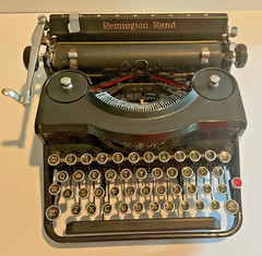 Remington Rand Model 1 Manual Typewriter Tabulator Original 1936 Vintage w/Case