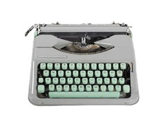 1950’s Hermes Rocket Typewriter With Case