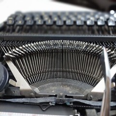 1970 original Japanese-made, solid as steel Silver Seiko typewriter