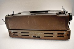 Smith Corona Silent-Super Portable Typewriter 1954 Vintage Mid Century w/ Case