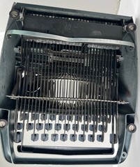 Kamkap Toy Typewriter Metal *Rare* 1950’s With Carrying Case.
