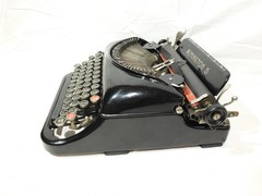 Remington Streamline Art Deco model 5 “Par” Glossy Typewriter Tested Works