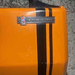 Excellent Condition WORKING Smith Corona Ghia Super G Portable Orange Typewriter
