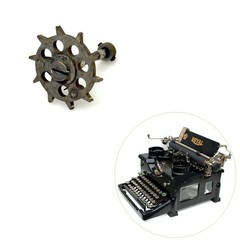 Star Wheel for Royal No 10 Typewriter Original Carriage Part Vtg Escapement Pica
