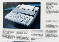 Royal (Triumph-Adler) Beta 202 Portable Electronic Typewriter (1984) New/orig