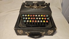 Antique 1938 Remington Batam Vintage Typewriter W/Case C146218