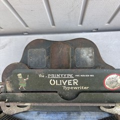 Oliver Typewriter No. 9 For Repair or Parts (not working)