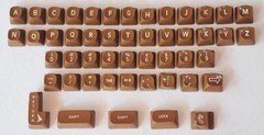 49 Typewriter Plastic Keys Smith-Corona Super Sterling Vintage Parts Crafts
