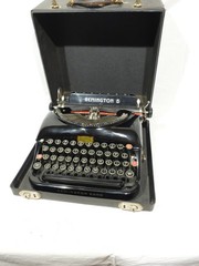 Remington Streamline Art Deco model 5 “Par” Glossy Typewriter Tested Works