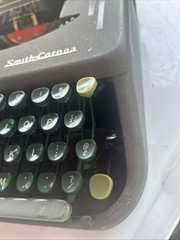 1950s Smith-Corona Skyriter Vintage UltraPortable Typewriter Tested Fully Works!