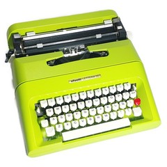 Olivetti Lettera 35 Typewriter Mojito Green Vintage Mario Bellini QWERTY