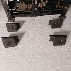 4 Original Vintage Remington Noiseless Model 7 Seven Typewriter Replacement Feet