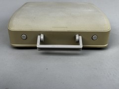 Hermes Rocket Cursive Script Typewriter with Hardshell Carrying Case 1980