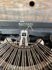 VTG Rare 1938 Remington Rem Rand Bantam Children’s Typewriter W/ Colored Keys