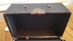 VTG Underwood STD Portable BLACK Typewriter + Case ’20s?/’30s? Antique UNTESTED!