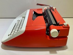 Antique 1965 Red Royal Custom Vintage Typewriter #GM 6309761