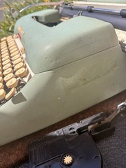 VTG 1956 Smith Corona 5TE Typewriter Case Portable Electric All Working