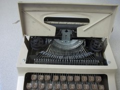 Signature Junior Typewriter with original box Vintage 1966 manual typewriter