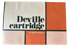 Vintage 1980 Smith Corona Deville Cartridge Electric Typewriter Manual & Papers