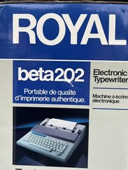 Royal (Triumph-Adler) Beta 202 Portable Electronic Typewriter (1984) New/orig
