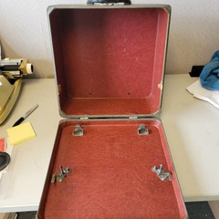 1950s Underwood Champion Finger-Flite Portable Manual Typewriter W/ Case WORKING