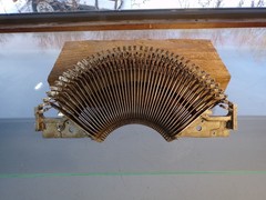Striker / slug basket set off a 1922 Remington Portable typewriter, S# NV20863