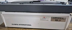 Olympia International Werke AG Model B12 Typewriter with Case Very Clean
