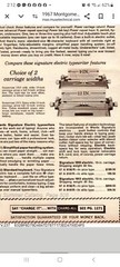 1967 Typewriter Montgomery Ward Signature Electric 1010 AS IS Parts Only