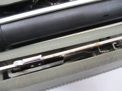 Vtg c1960s Nippo Japan Cherryland Portable Manual Typewriter W/ Zipper Case