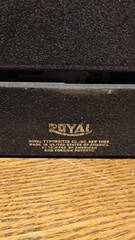 1940s Royal Arrow WWII Military USA-MD Portable Typewriter Ser.No. C 1119606