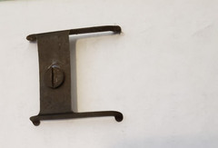 ORIGINAL ANTIQUE ROYAL 10 TYPEWRITER GLASS SIDE PANEL W/ CENTER BRACKETS SET LOT