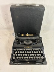 Rare Bar-Lock Portable Typewriter 1939