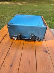 Rare 1940s Royal Model A Quiet Typewriter Green Blue Color