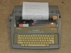 Brother SX-4000 Daisywheel Electronic LCD Digital Display Typewriter TESTED WORK
