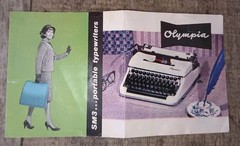 Vintage Olympia SM4 Typewriter In Case, One Owner, Original Paperwork
