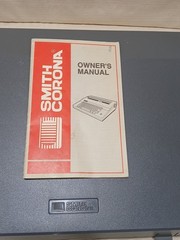 Smith Corona Electric Portable Typewriter Model 5A SL 470 w/ Cover Works Great!