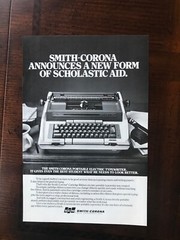 1979 vintage original print ad Smith – Corona Typewriter Coronamatic 2500