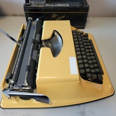 Vintage Olympia International Olympiette Typewriter. Model S12 – WORKS 100%